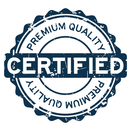 certified premium quality badge