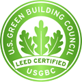 USGBC Leed certified badge