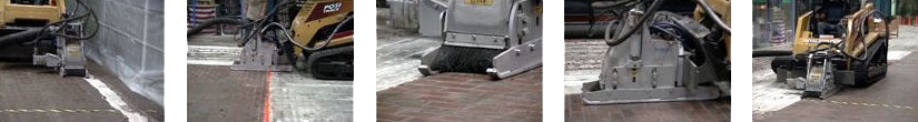 tile removal machinery